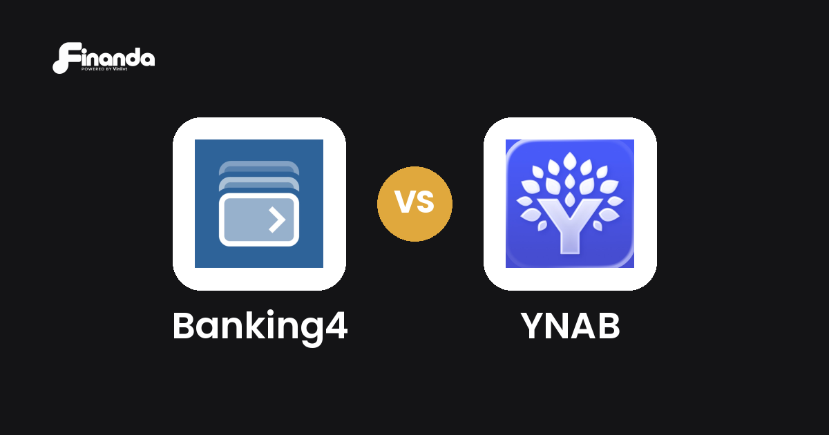 Banking4 und YNAB im Vergleich: Finanzmanager-Test 2026 mit Testergebnis, Gebühren und Funktionen auf finanda
