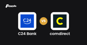 C24 Bank und comdirect im Vergleich: Banking-App-Test 2026 mit Testergebnis, Gebühren und Funktionen auf finanda