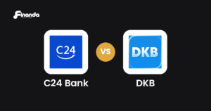 C24 Bank und DKB im Vergleich: Banking-App-Test 2026 mit Testergebnis, Gebühren und Funktionen auf finanda
