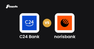 C24 Bank und norisbank im Vergleich: Banking-App-Test 2026 mit Testergebnis, Gebühren und Funktionen auf finanda