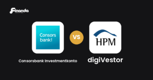 Consorsbank Investmentkonto und digiVestor im Vergleich: Robo-Advisor-Test 2026 mit Testergebnis, Gebühren und Funktionen auf finanda