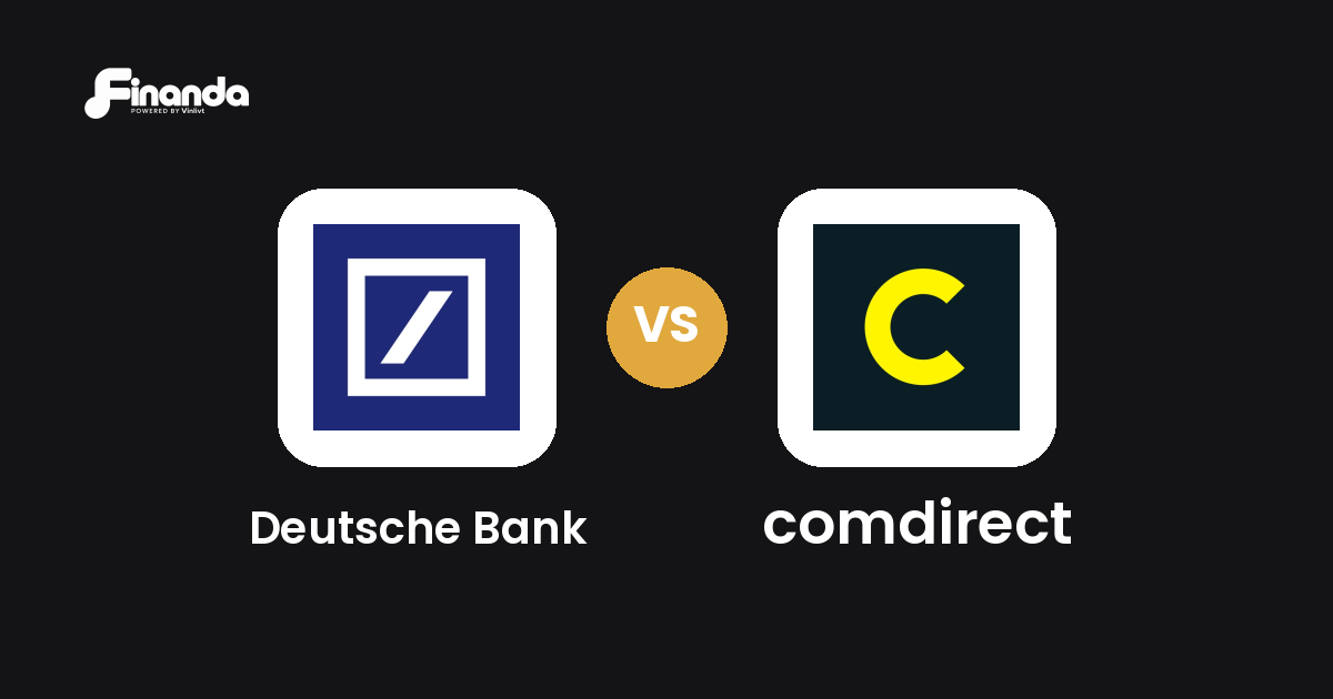 Deutsche Bank und comdirect im Vergleich: Banking-App-Test 2026 mit Testergebnis, Gebühren und Funktionen auf finanda