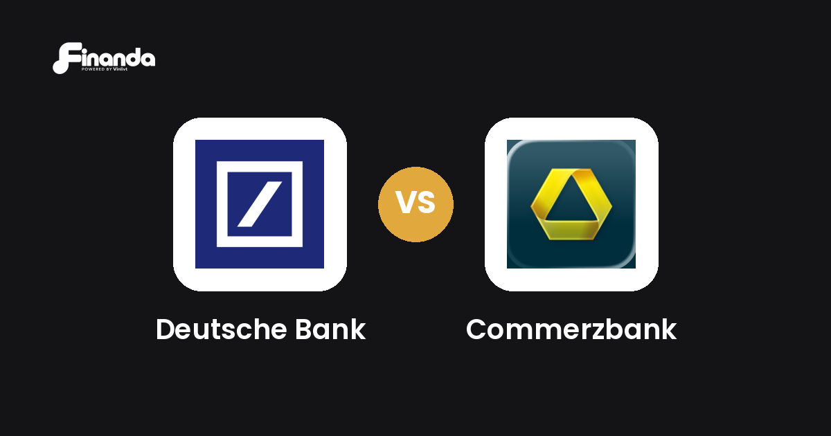 Deutsche Bank und Commerzbank im Vergleich: Banking-App-Test 2026 mit Testergebnis, Gebühren und Funktionen auf finanda
