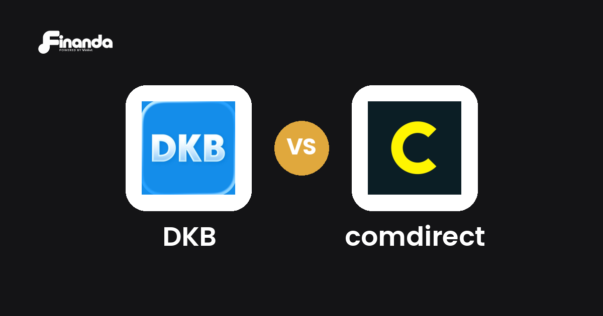 DKB und comdirect im Vergleich: Banking-App-Test 2026 mit Testergebnis, Gebühren und Funktionen auf finanda
