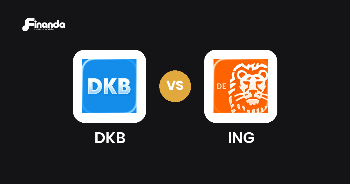DKB und ING im Vergleich: Banking-App-Test 2026 mit Testergebnis, Gebühren und Funktionen auf finanda