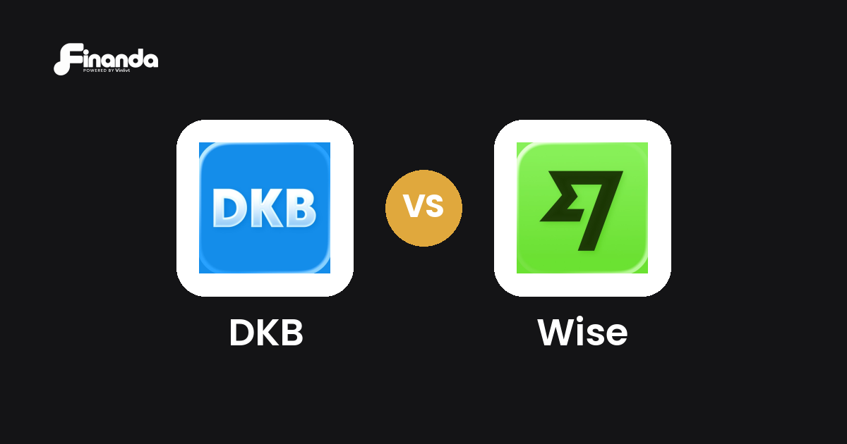 DKB und Wise im Vergleich: Banking-App-Test 2026 mit Testergebnis, Gebühren und Funktionen auf finanda