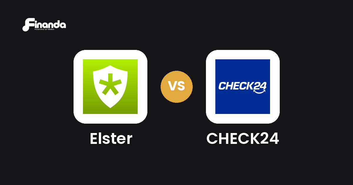 Elster und CHECK24 im Vergleich: Steuer-App-Test 2026 mit Testergebnis, Gebühren und Funktionen auf finanda