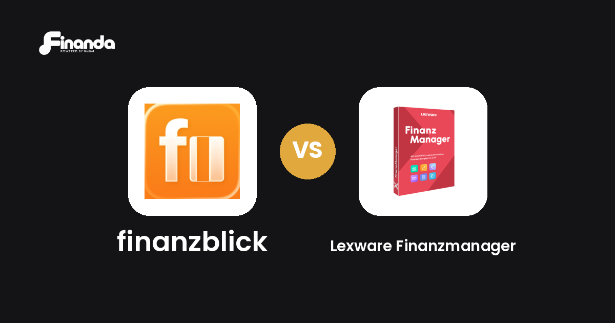 finanzblick und Lexware Finanzmanager im Vergleich: Finanzmanager-Test 2026 mit Testergebnis, Gebühren und Funktionen auf finanda