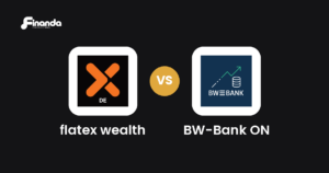 flatex wealth und BW-Bank ON im Vergleich: Robo-Advisor-Test 2026 mit Testergebnis, Gebühren und Funktionen auf finanda