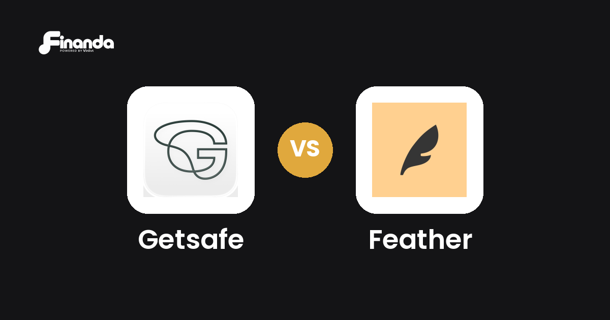 Getsafe und Feather im Vergleich: Versicherungs-App-Test 2026 mit Testergebnis, Gebühren und Funktionen auf finanda