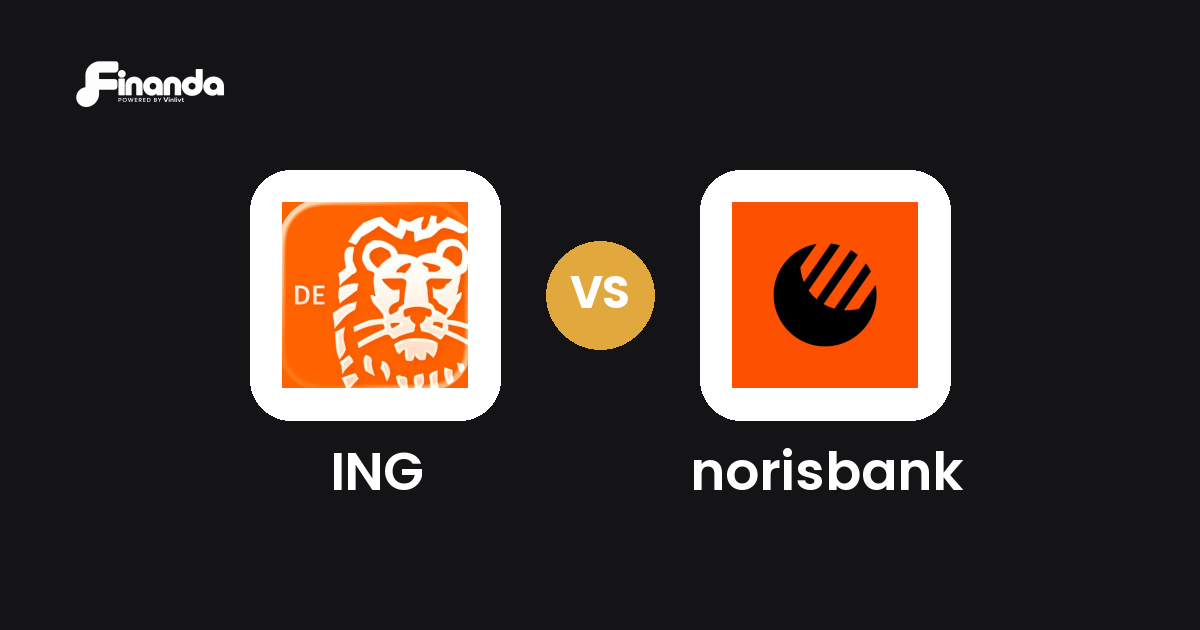 ING und norisbank im Vergleich: Banking-App-Test 2026 mit Testergebnis, Gebühren und Funktionen auf finanda