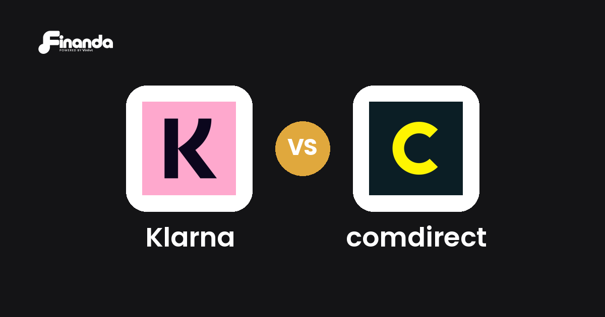 Klarna und comdirect im Vergleich: Banking-App-Test 2026 mit Testergebnis, Gebühren und Funktionen auf finanda