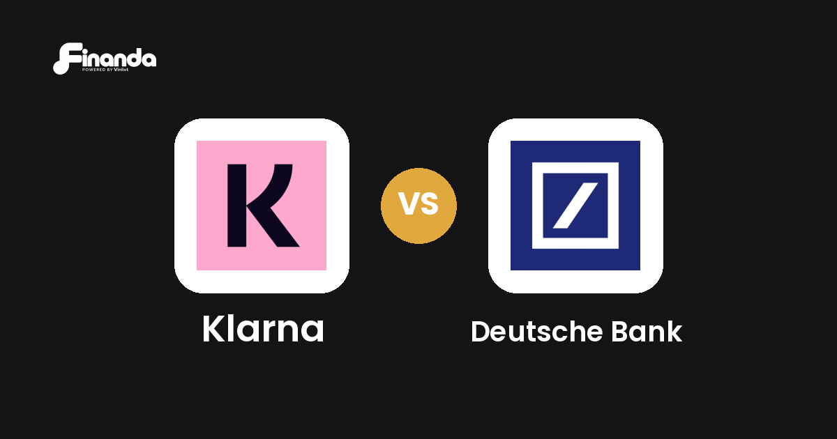 Klarna und Deutsche Bank im Vergleich: Banking-App-Test 2026 mit Testergebnis, Gebühren und Funktionen auf finanda