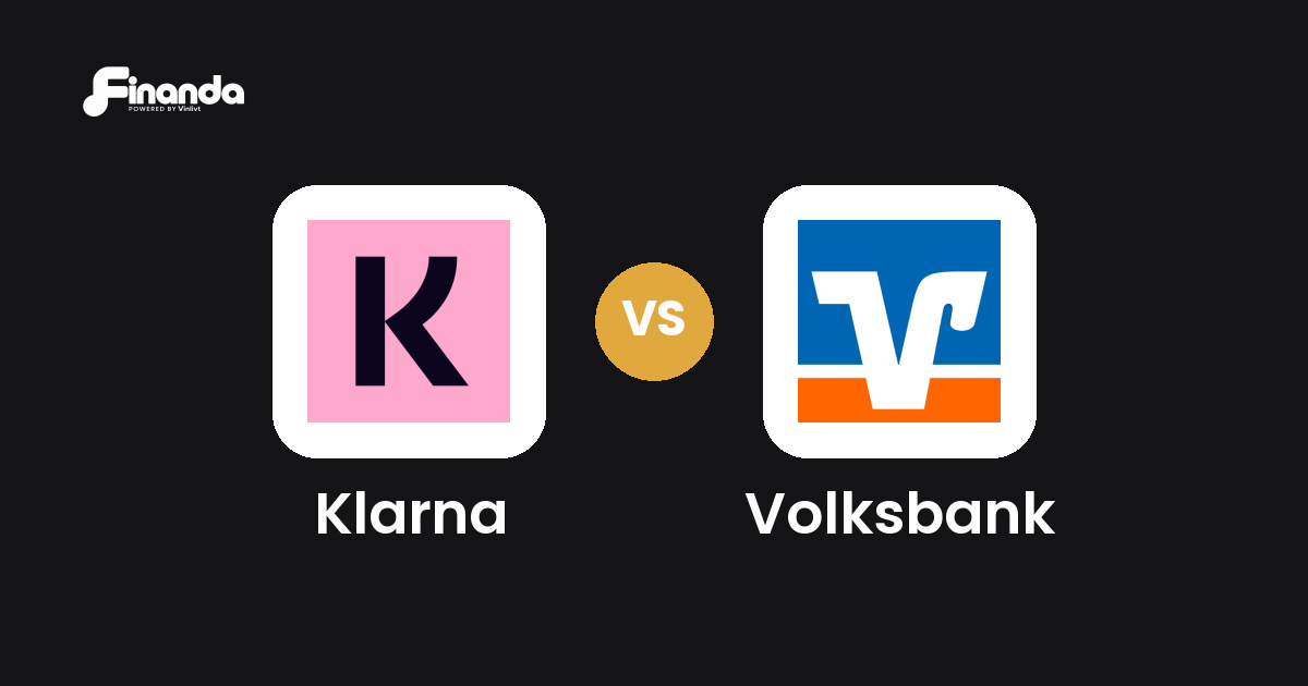 Klarna und Volksbank im Vergleich: Banking-App-Test 2026 mit Testergebnis, Gebühren und Funktionen auf finanda