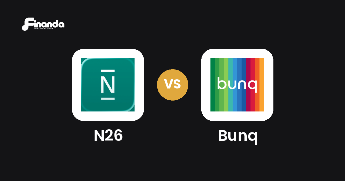 N26 und Bunq im Vergleich: Banking-App-Test 2026 mit Testergebnis, Gebühren und Funktionen auf finanda