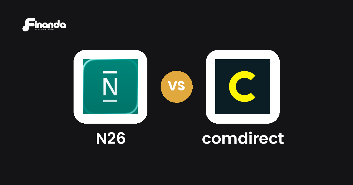 N26 und comdirect im Vergleich: Banking-App-Test 2026 mit Testergebnis, Gebühren und Funktionen auf finanda