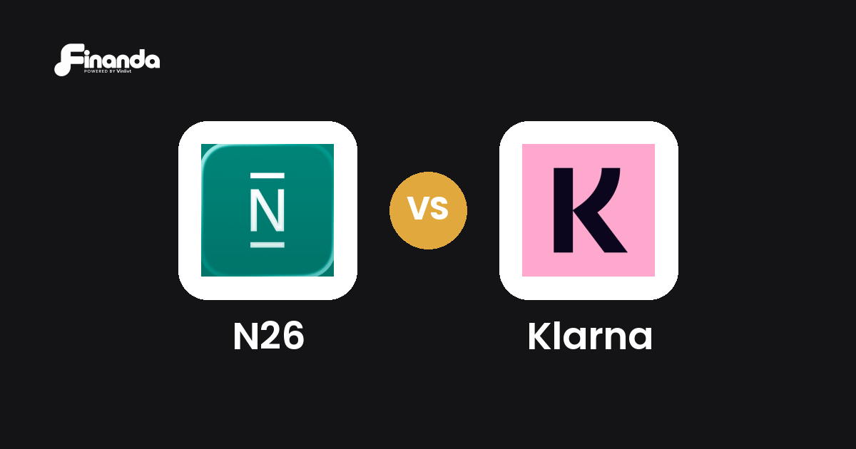 N26 und Klarna im Vergleich: Banking-App-Test 2026 mit Testergebnis, Gebühren und Funktionen auf finanda