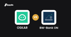 OSKAR und BW-Bank ON im Vergleich: Robo-Advisor-Test 2026 mit Testergebnis, Gebühren und Funktionen auf finanda