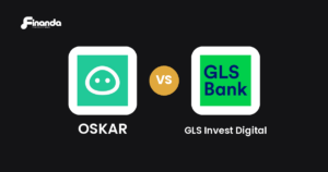 OSKAR und GLS Invest Digital im Vergleich: Robo-Advisor-Test 2026 mit Testergebnis, Gebühren und Funktionen auf finanda
