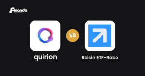 quirion und Raisin ETF-Robo im Vergleich: Robo-Advisor-Test 2026 mit Testergebnis, Gebühren und Funktionen auf finanda