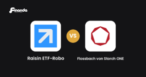 Raisin ETF-Robo und Flossbach von Storch ONE im Vergleich: Robo-Advisor-Test 2026 mit Testergebnis, Gebühren und Funktionen auf finanda