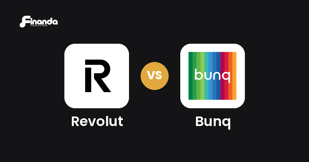 Revolut und Bunq im Vergleich: Banking-App-Test 2026 mit Testergebnis, Gebühren und Funktionen auf finanda