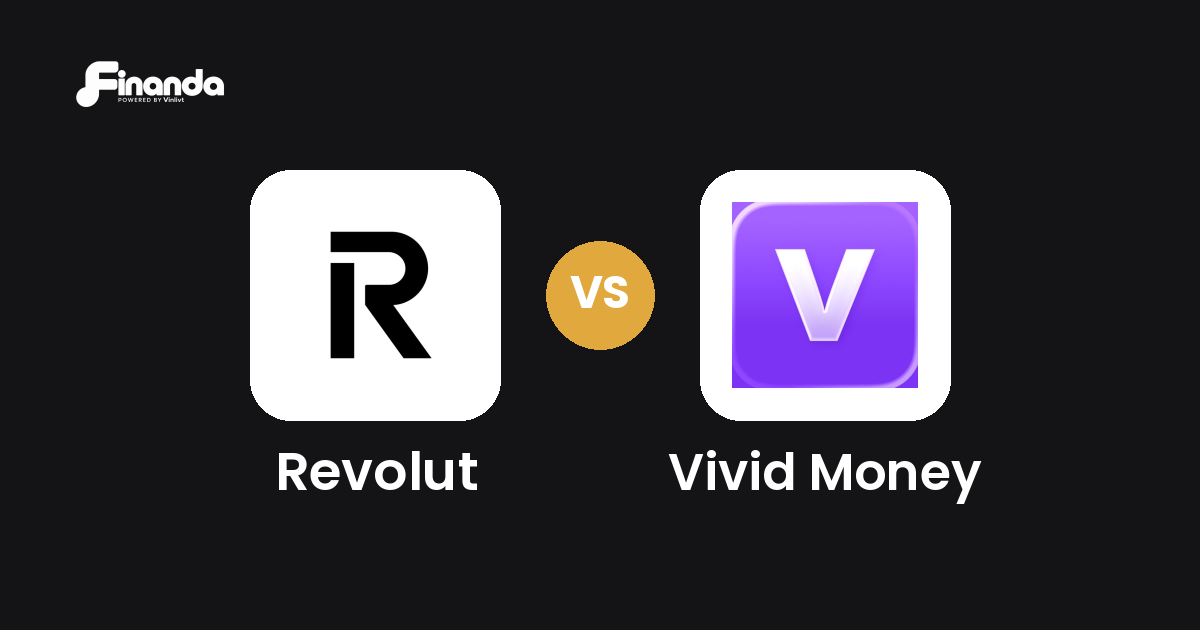 Revolut und Vivid Money im Vergleich: Banking-App-Test 2026 mit Testergebnis, Gebühren und Funktionen auf finanda