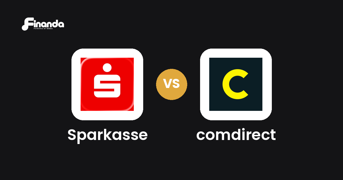 Sparkasse und comdirect im Vergleich: Banking-App-Test 2026 mit Testergebnis, Gebühren und Funktionen auf finanda