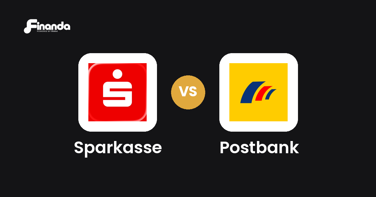 Sparkasse und Postbank im Vergleich: Banking-App-Test 2026 mit Testergebnis, Gebühren und Funktionen auf finanda