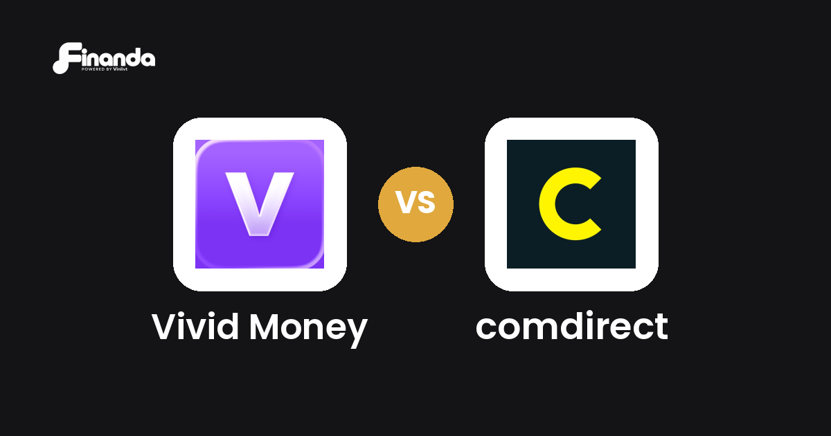Vivid Money und comdirect im Vergleich: Banking-App-Test 2026 mit Testergebnis, Gebühren und Funktionen auf finanda
