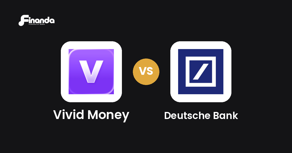 Vivid Money und Deutsche Bank im Vergleich: Banking-App-Test 2026 mit Testergebnis, Gebühren und Funktionen auf finanda