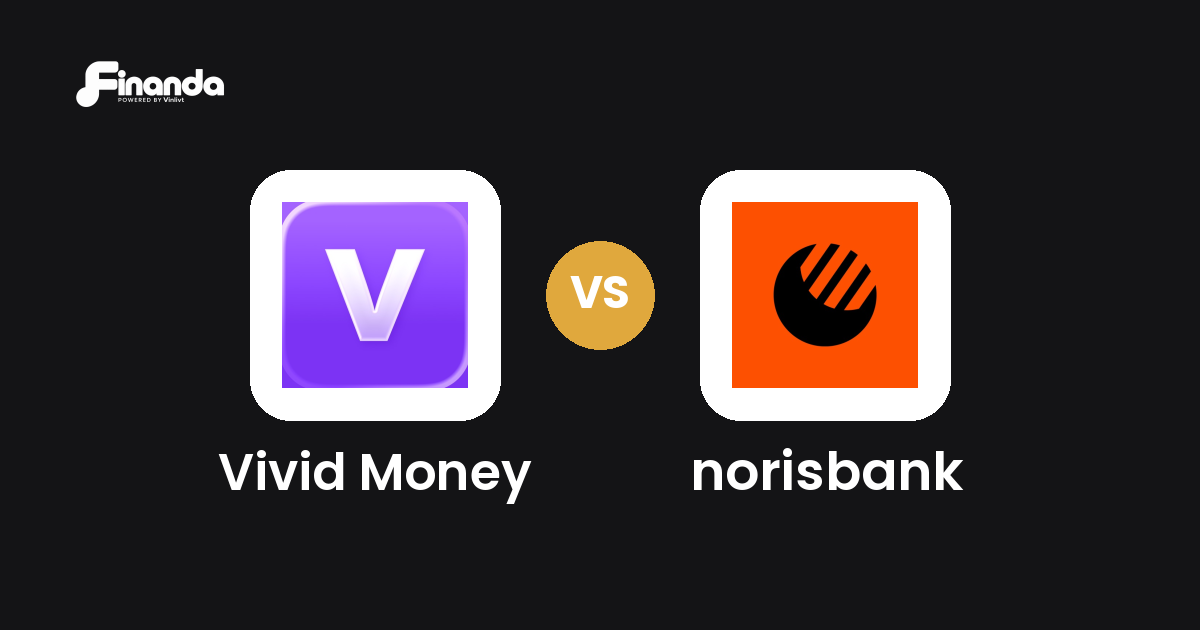 Vivid Money und norisbank im Vergleich: Banking-App-Test 2026 mit Testergebnis, Gebühren und Funktionen auf finanda