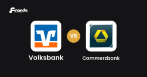 Volksbank und Commerzbank im Vergleich: Banking-App-Test 2026 mit Testergebnis, Gebühren und Funktionen auf finanda