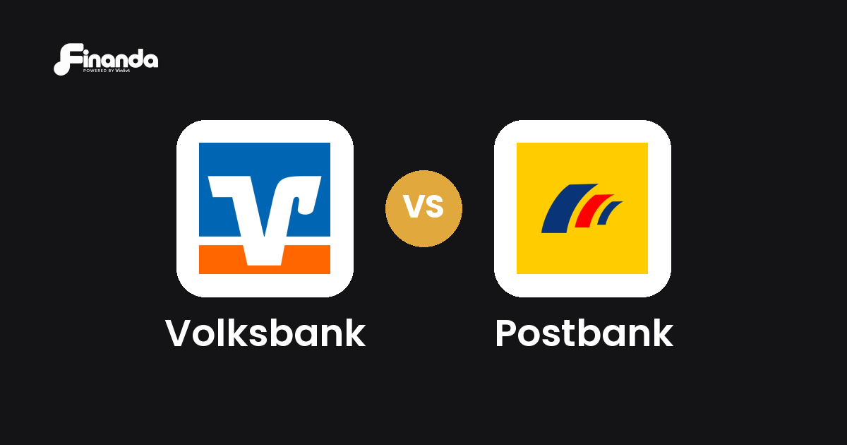 Volksbank und Postbank im Vergleich: Banking-App-Test 2026 mit Testergebnis, Gebühren und Funktionen auf finanda