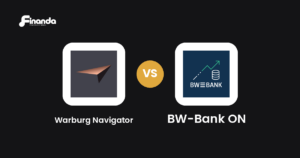 Warburg Navigator und BW-Bank ON im Vergleich: Robo-Advisor-Test 2026 mit Testergebnis, Gebühren und Funktionen auf finanda
