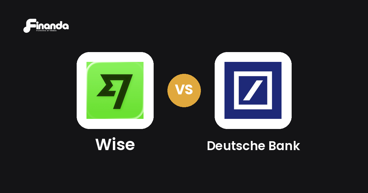 Wise und Deutsche Bank im Vergleich: Banking-App-Test 2026 mit Testergebnis, Gebühren und Funktionen auf finanda