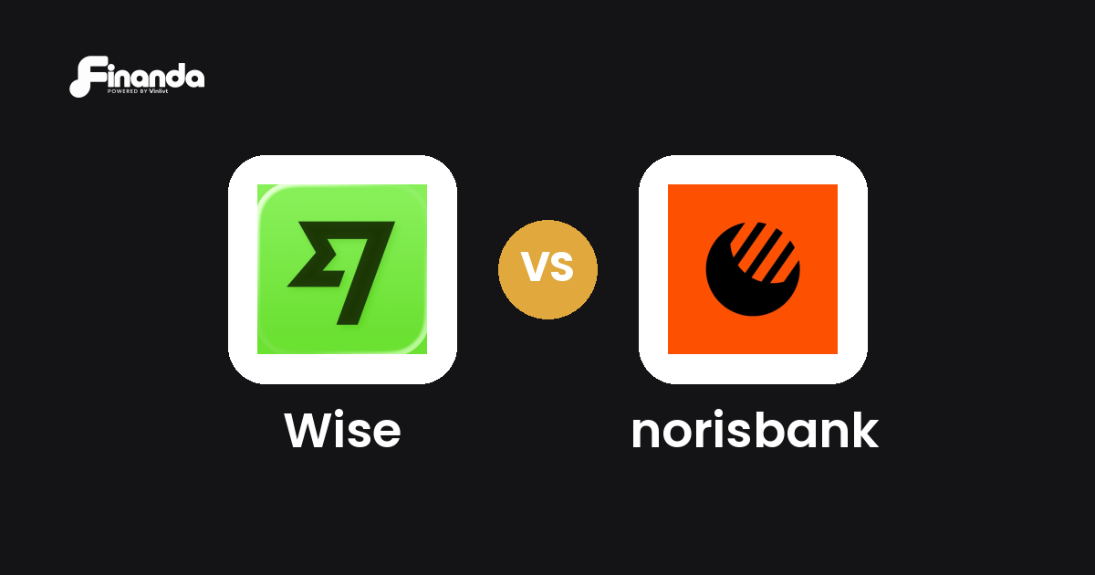 Wise und norisbank im Vergleich: Banking-App-Test 2026 mit Testergebnis, Gebühren und Funktionen auf finanda
