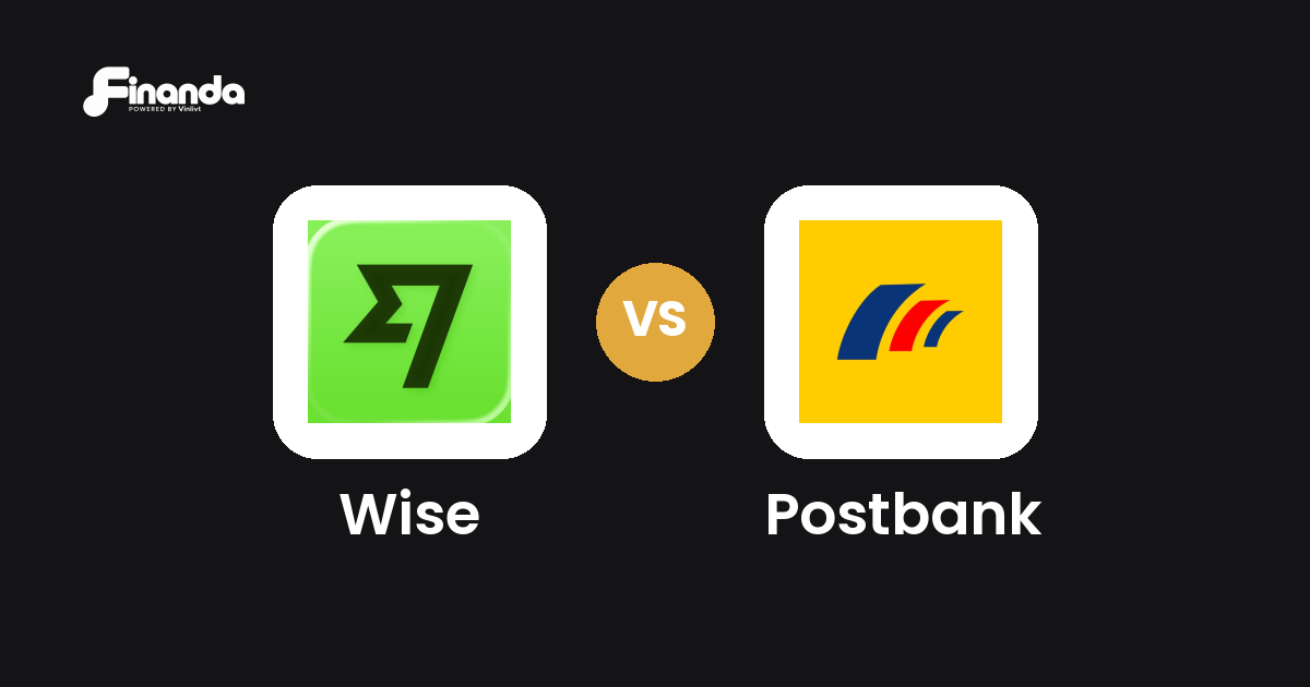 Wise und Postbank im Vergleich: Banking-App-Test 2026 mit Testergebnis, Gebühren und Funktionen auf finanda