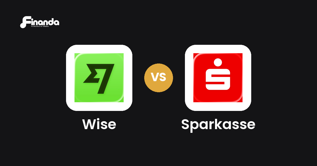 Wise und Sparkasse im Vergleich: Banking-App-Test 2026 mit Testergebnis, Gebühren und Funktionen auf finanda