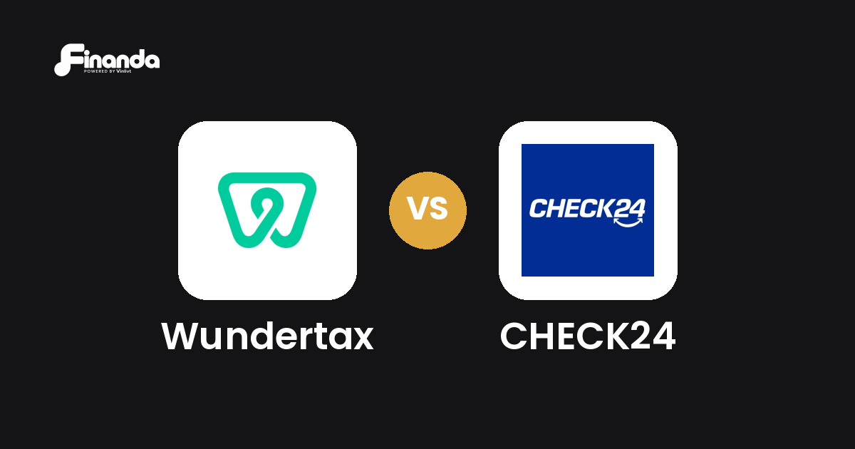 Wundertax und CHECK24 im Vergleich: Steuer-App-Test 2026 mit Testergebnis, Gebühren und Funktionen auf finanda