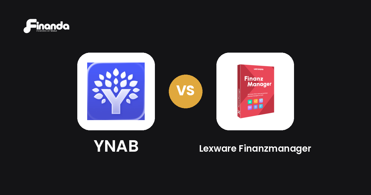 YNAB und Lexware Finanzmanager im Vergleich: Finanzmanager-Test 2026 mit Testergebnis, Gebühren und Funktionen auf finanda