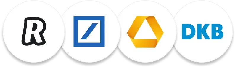 Unterstützte Banken